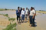 بازدید فرماندار شادگان و اعضای مدیریت بحران شهرستان از روستاهای در حاشیه رودخانه