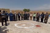 شبستان جدید بنای تاریخی امام‌زاده بابا احمد (ع) بهمئی کلنگ زنی شد