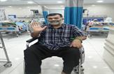 ترخیص مرد باغملکی با ۹۰ درصد درگیری ریه بعد از بستری ۴۰ روزه