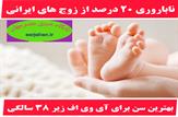 ۲۰ درصد زوج‌ها در ایران نابارور هستند