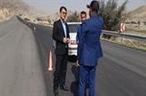 بازید فرماندار شهرستان بهمئی از پروژه عملیات روکش آسفالت محور لیکک-بهبهان
