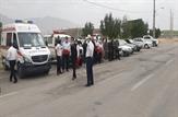 برگزاری رزمایش نوروزی 1401پلیس پیشگیری و پلیس راهور با همکاری دستگاه های خدمان رسان در شهرستان بهمئی