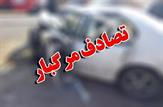 برخورد خودروی پژو ۴۰۵ با موتورسیکلت دو فوتی برجای گذاشت/ایمن سازی و رفع نقاط حادثه خیر مطالبه مردم