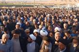 مراسم خاکسپاری آیت‌الله 'محقق' در دهدشت برگزار شد