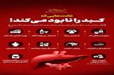 عادت های 10 گانه ای که کبد را نابود میکنند|اینفوگرافی
