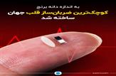کوچک‌ترین ضربان‌ساز قلب جهان به اندازه یک دانه برنج ساخته شد